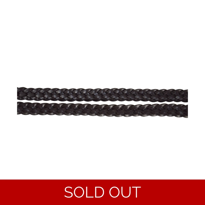 product Image for Hy Equestrian Plaited Reins - Brown - Pony 1/2"